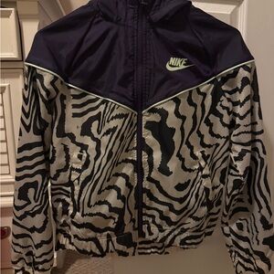 Nike Deep Purple/ Zebra Windbreaker Jacket